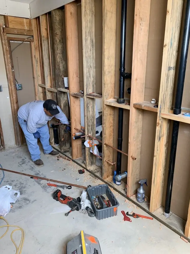 Commercial rough-in plumbing for Water Heater Replacement in Myrtletown